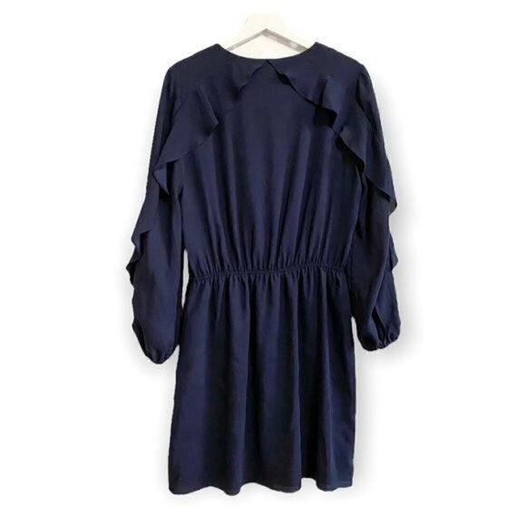 Mika & Gali Navy Blue dress with ruffles, size M - Picture 2 of 11